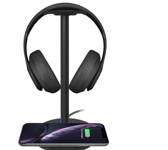 Fast Wireless Charging Headset Stand